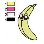 Free Banana 01 Embroidery Designs